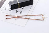 CHIFEI Pulsera Mujer de Acero 18K Titanio con Dije Cruz Chapado en Oro Rosa Dorado Plateado Brazalete Dama Regalo Amor cumpleaños