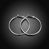 3 Pares Aretes de Aro de Acero Inoxidable, Pendientes de Aro para Mujer Chicas, 3 Tamaños y 3 Colores en Oro, Plata, Rosa