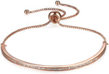 Aroncent 2PCS Pulsera de Hombre Mujer Colgante Infinito de Acero Inoxidable Brazalete Ajustable Símbolo Infinity Juego de Joya Original con Bolsa Regalo para Amor Pareja, Plata