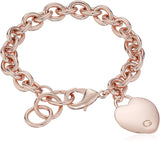 GUESS "Basic G Logo Heart Link Pulsera
